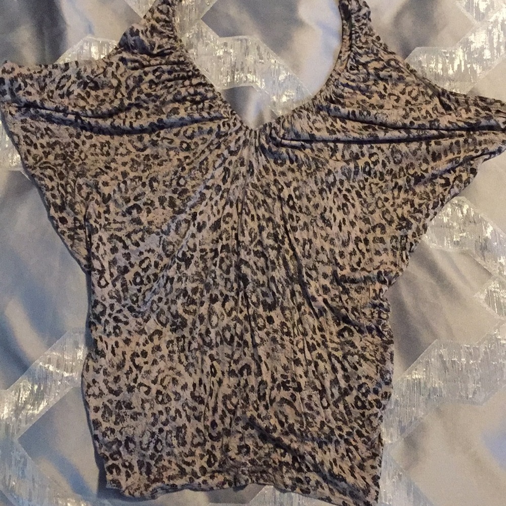 Leopard print dressy top from Guess